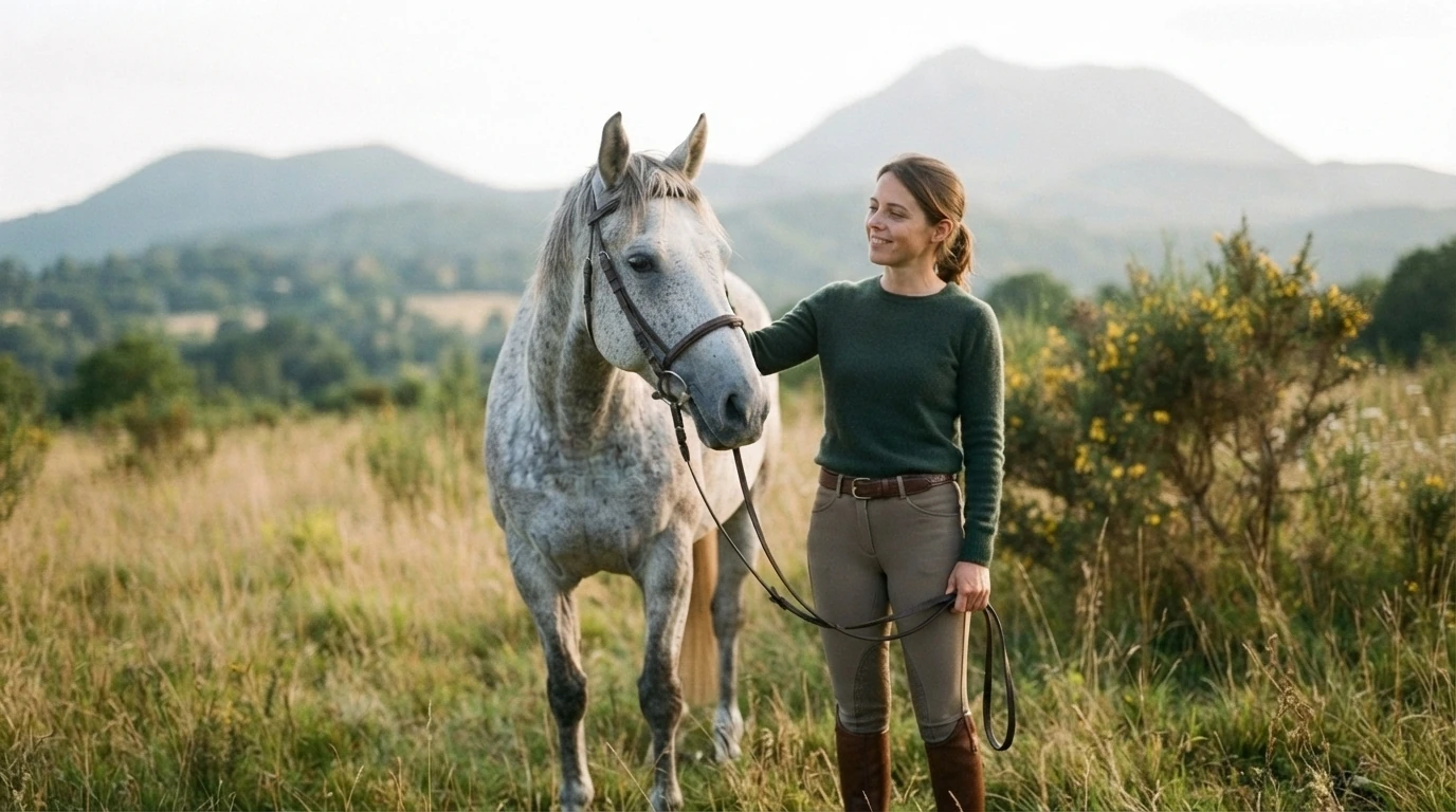 Cours d'équitation à Saint-Prix, Allier
